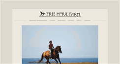 Desktop Screenshot of freehorsefarm.com